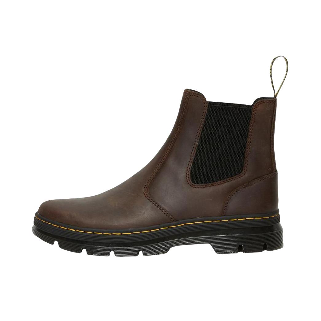 推荐商品：Dr. Martens/马汀博士 2976 时尚复古 英伦风 休闲舒适 圆头 烟筒靴 切尔西靴 深棕色/黑色
