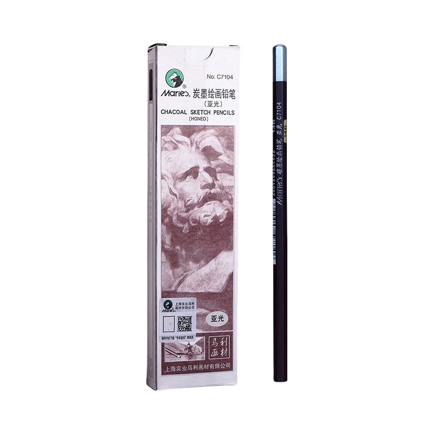 推荐商品：Marie's/马利 玛丽特浓铅笔系列 素描铅笔 HB系列 盒装