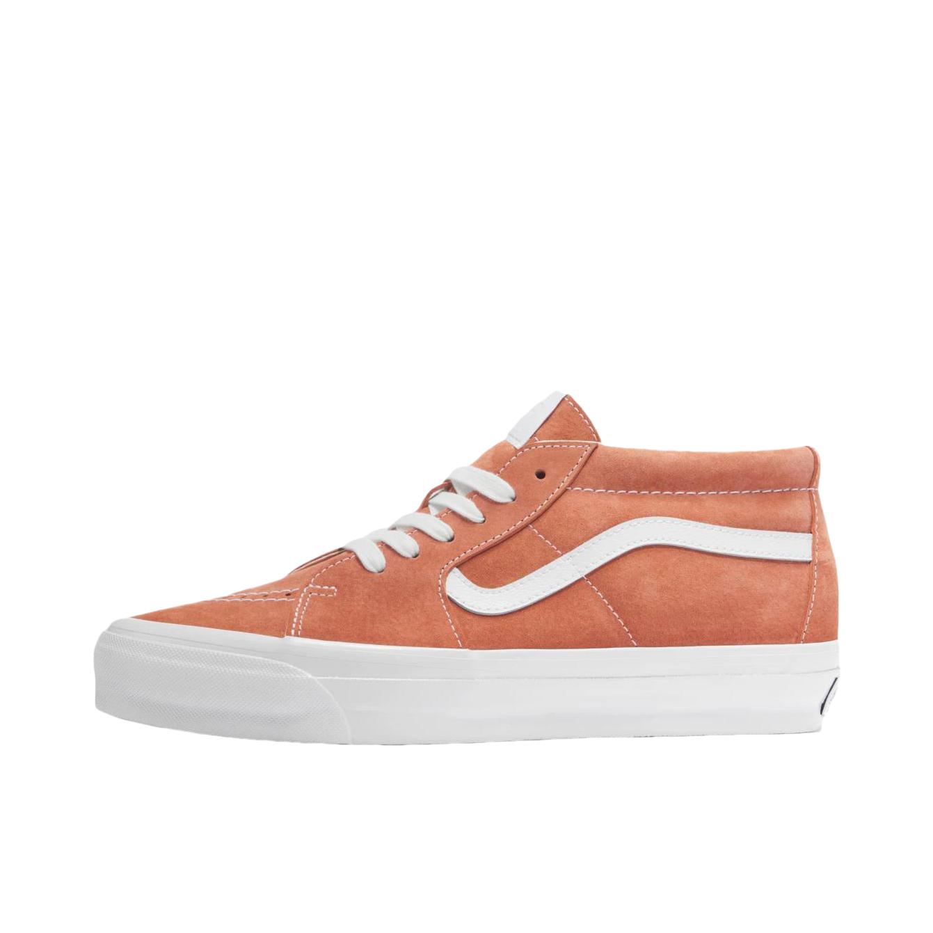 推荐商品：Vans/范斯 SK8-Mid 板鞋 潮流拼接复古百搭防滑耐磨 琥珀橙 