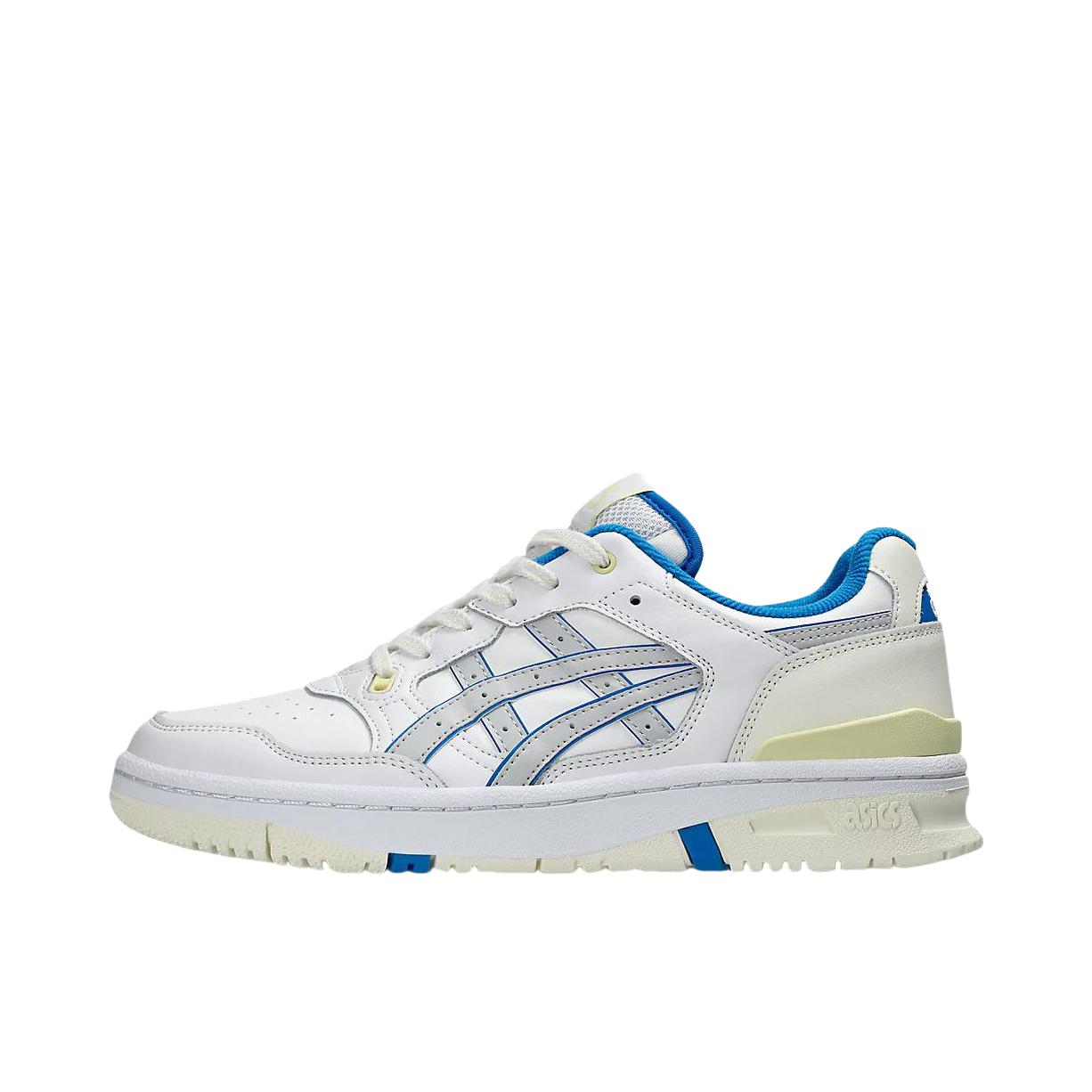 推荐商品：Asics/亚瑟士 EX89 减震防滑 舒适耐磨 透气 圆头 休闲运动 时尚 防水 简约复古 合成革 板鞋 低帮/白色
