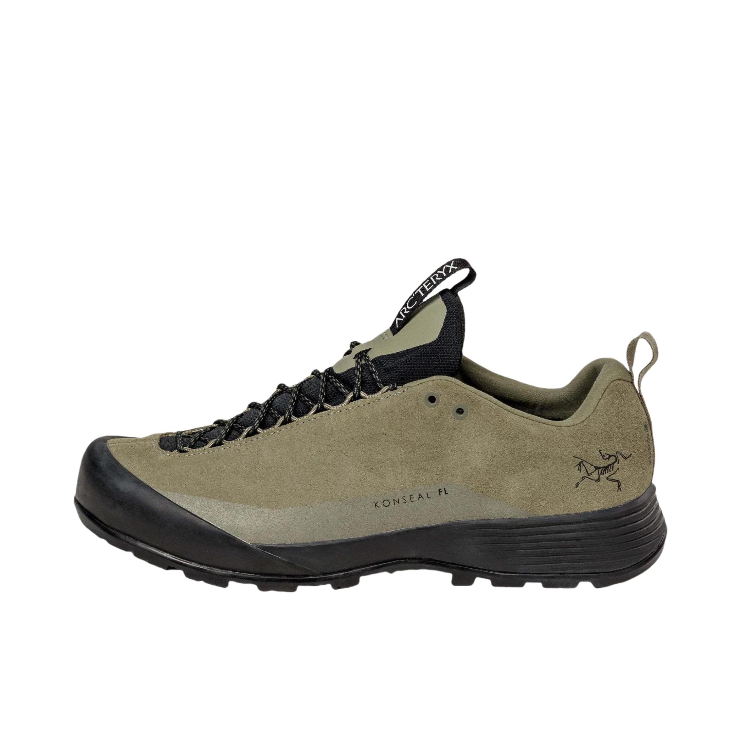 推荐商品：Arc'teryx/始祖鸟 KONSEAL FL 2 防滑耐磨 减震透气 耐穿圆头 户外登山 徒步鞋 户外鞋 浅棕色/黑色 
