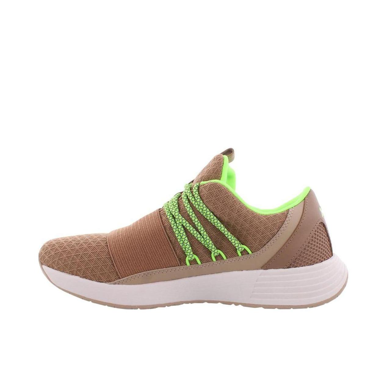推荐商品：Under Armour/安德玛 Breathe Lace 舒适透气 运动休闲鞋 棕色/绿色 