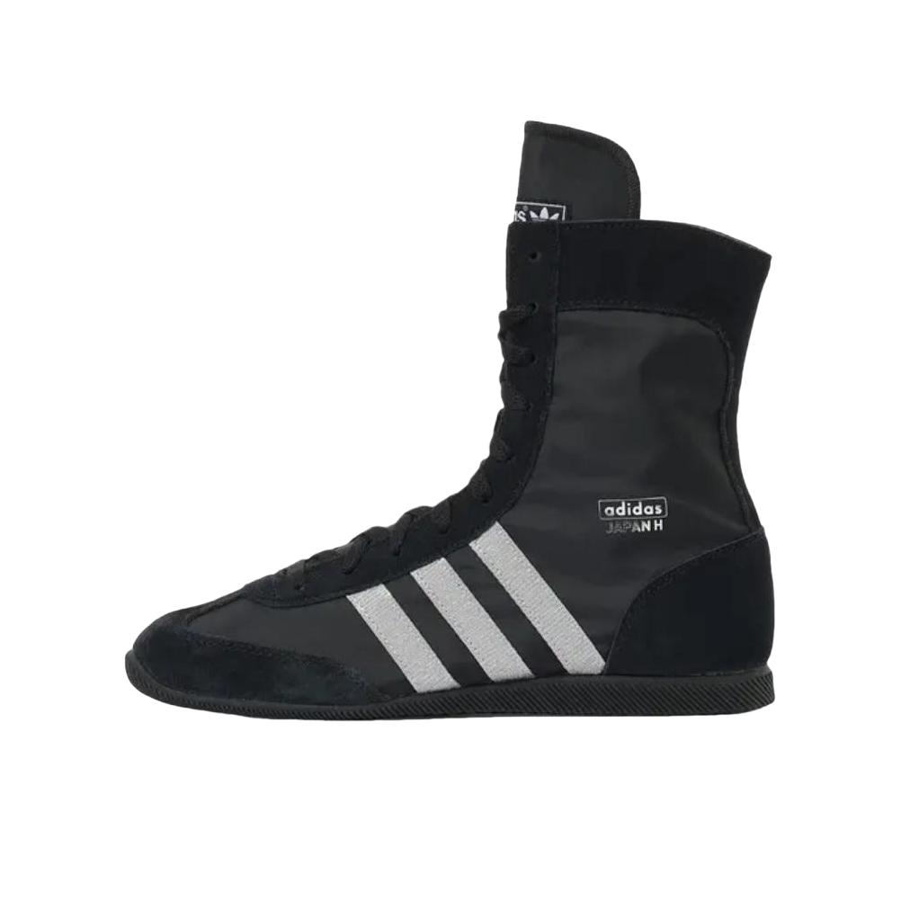 推荐商品：adidas Originals JAPAN H 防滑 高帮 圆头 运动休闲鞋 黑色 