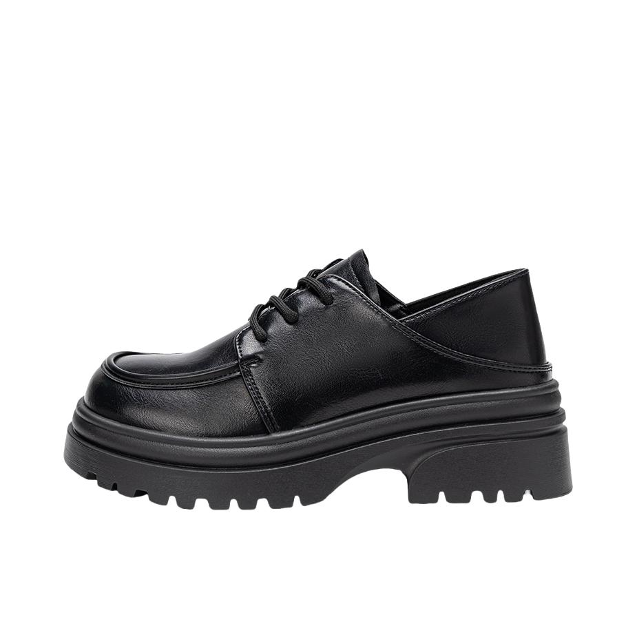 推荐商品：回力 休闲 粗跟 圆头 高跟 单鞋 WXP(WZ)-2092 加绒/黑色