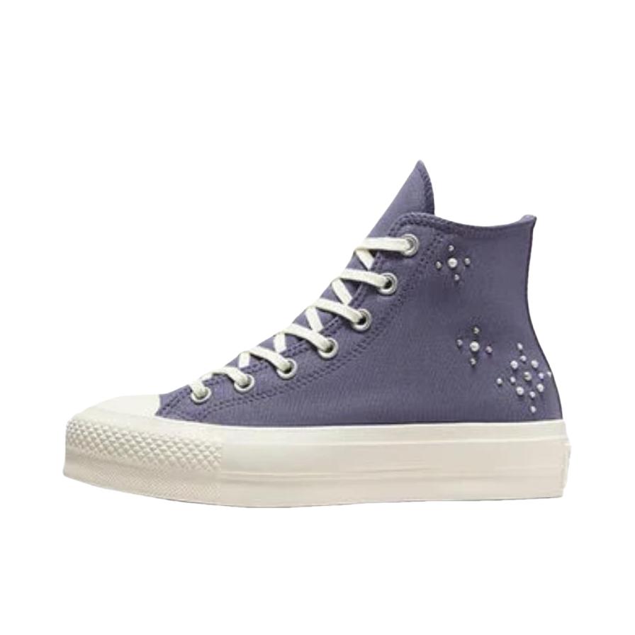 推荐商品：Converse/匡威 All Star Lift Platform 帆布鞋 透气防滑系带圆头 女款/紫色 