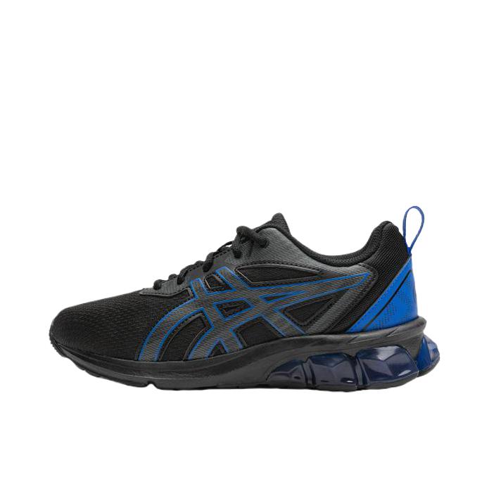 推荐商品：Asics/亚瑟士 Gel-Quantum 90 4 跑鞋 抓地稳定防滑耐磨支撑舒适缓震网面透气柔韧圆头织物简约百搭锻炼慢跑 大童/黑色/蓝色