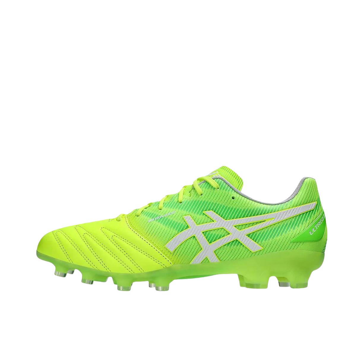 推荐商品：Asics/亚瑟士 Ultrezza 3 AG 减震耐磨 舒适圆头 运动 胶质 短钉 人造草地 足球鞋 荧光绿