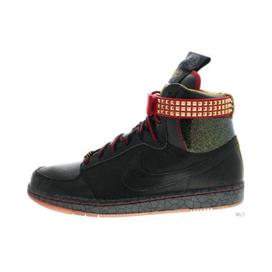 推荐商品：Nike Dynasty High Mighty Crown 防滑 耐磨 高帮 魔术贴 板鞋 黑色