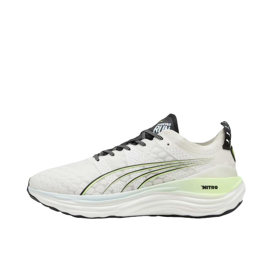 推荐商品：Puma/彪马 Foreverrun Nitro 彪畅 织物 舒适缓震 防滑耐磨 轻质支撑 回弹 跑鞋 蒸气灰/汽水苹果/硝基蓝