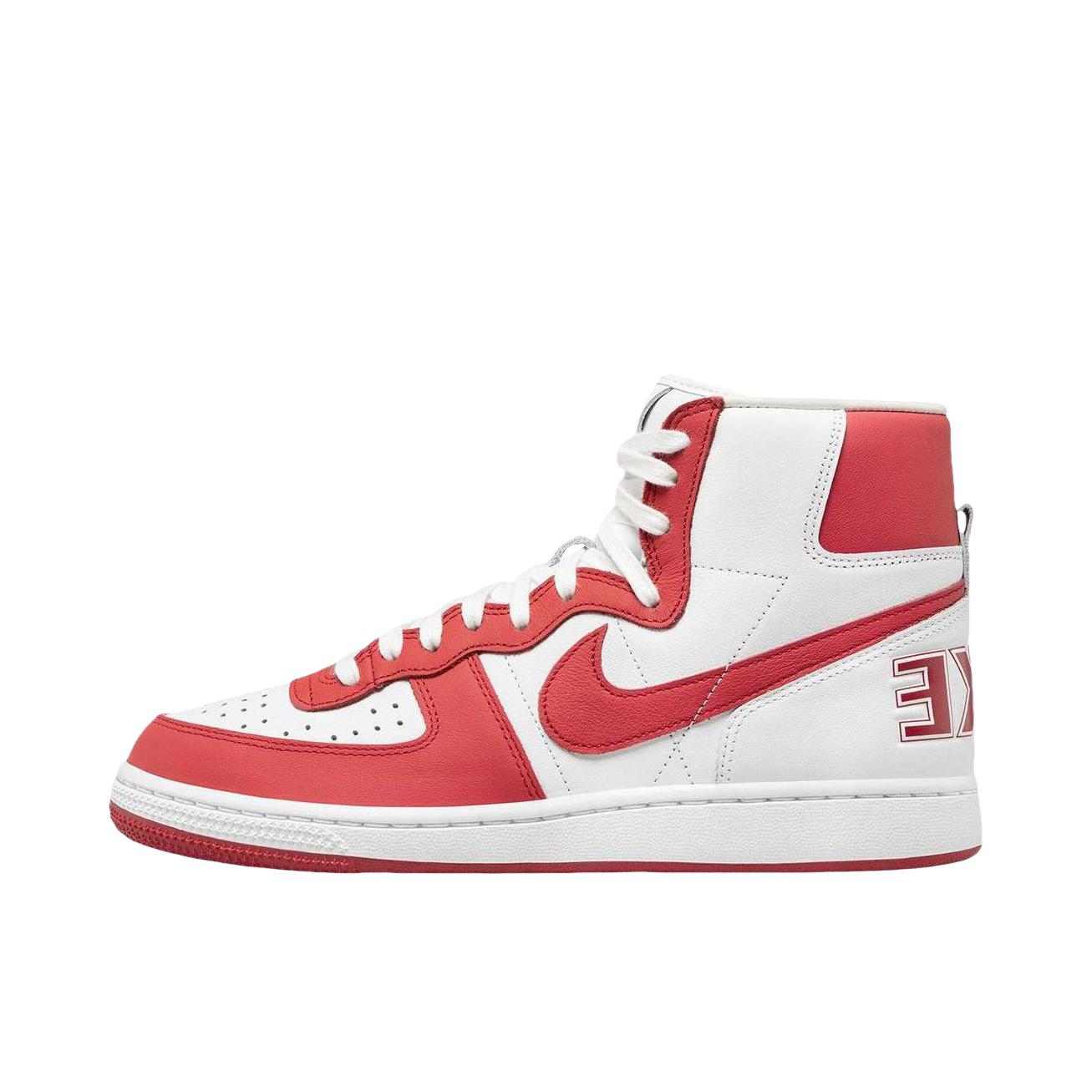 推荐商品：Nike Terminator 板鞋 防滑耐磨潮流复古抓地透气缓震休闲 Comme des Garçons联名/白色/红色