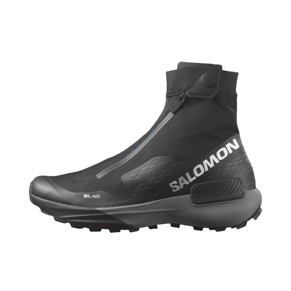 推荐商品：Salomon/萨洛蒙 S/LAB GENESIS SPINE 包裹性 高帮 越野 厚底 户外鞋 黑色