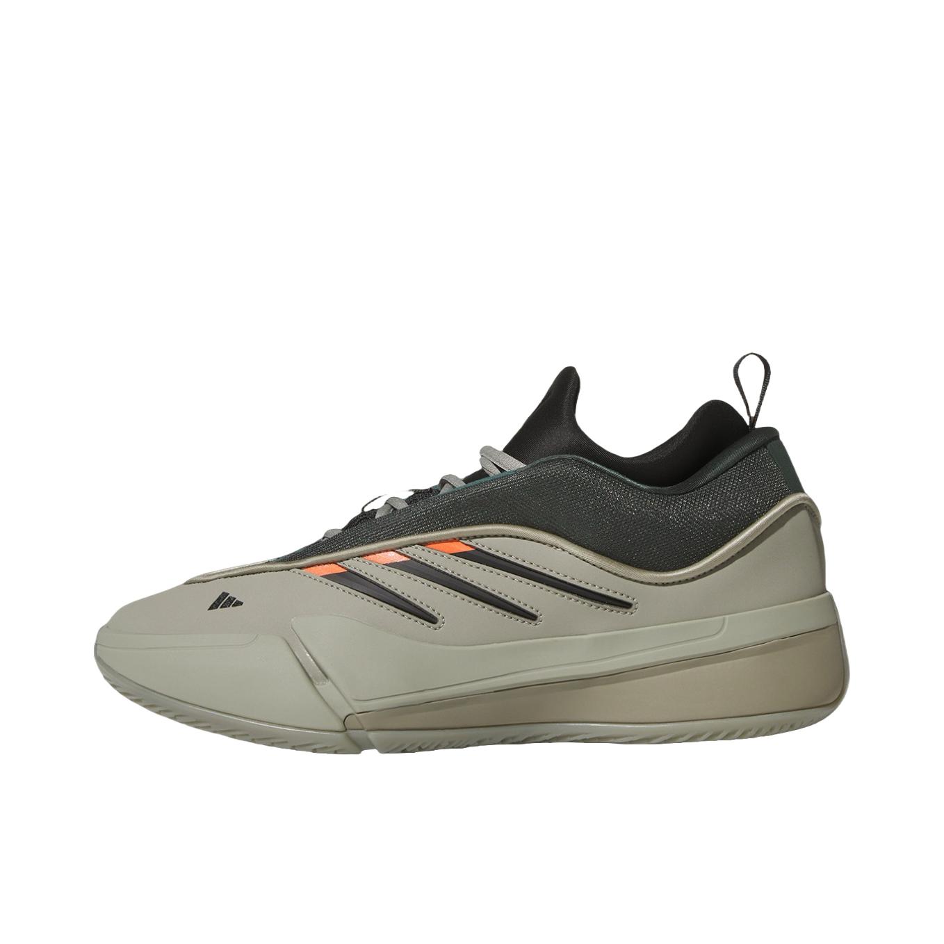 推荐商品：【林葳同款】adidas Dame 9 篮球鞋 防滑耐磨缓震回弹实战韧弹包裹感 墨绿色/黑色/橘色