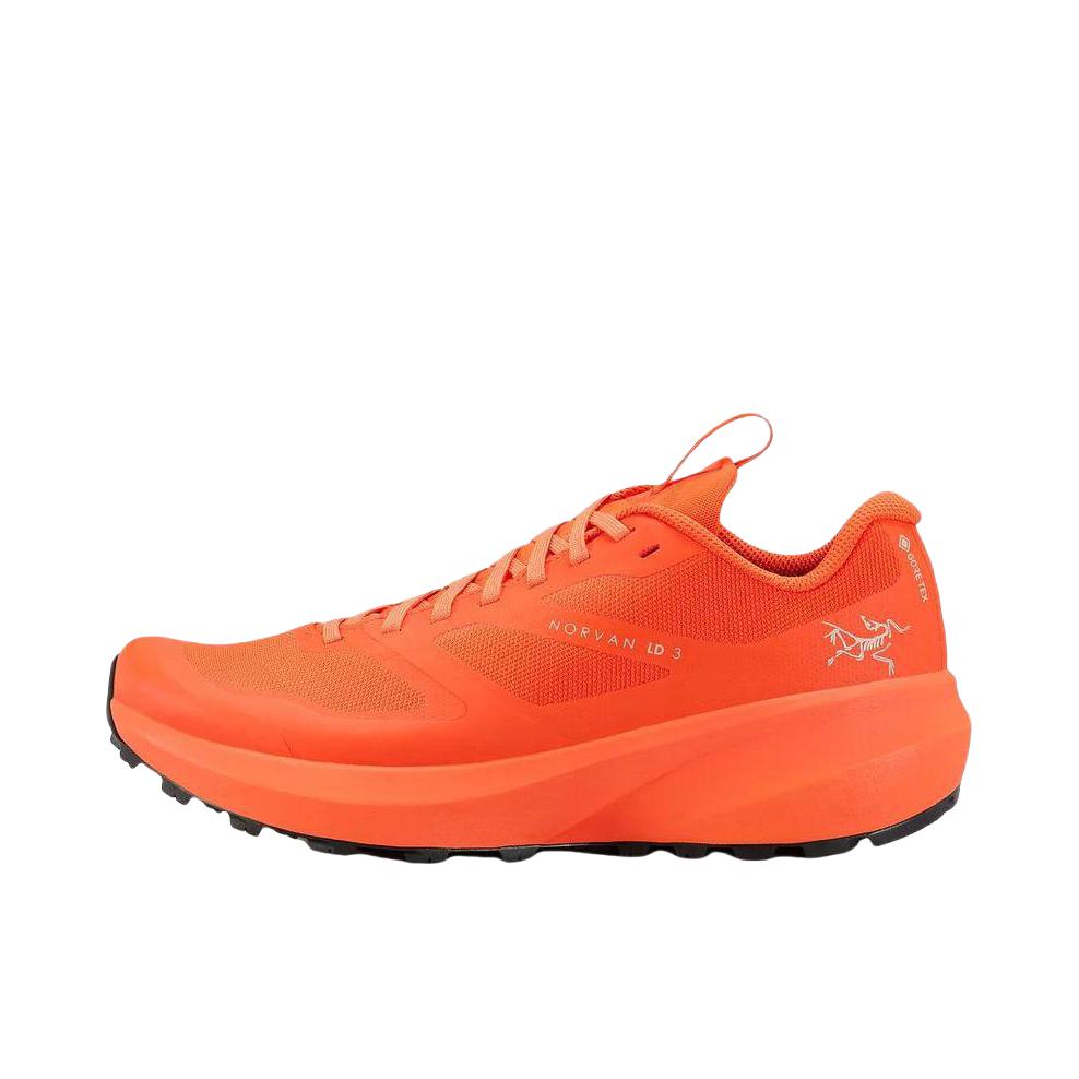 推荐商品：Arc'teryx/始祖鸟 Norvan LD 3 GTX 户外鞋 越野跑鞋 防滑支撑耐用防水轻量织物 女款/橙色