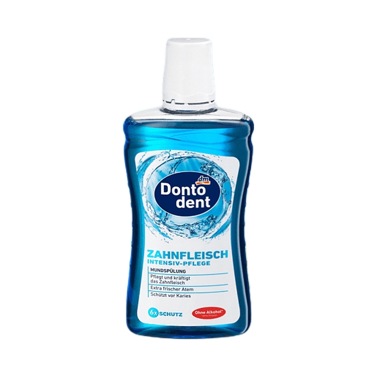 推荐商品：Dontodent 薄荷漱口水 防蛀牙护理