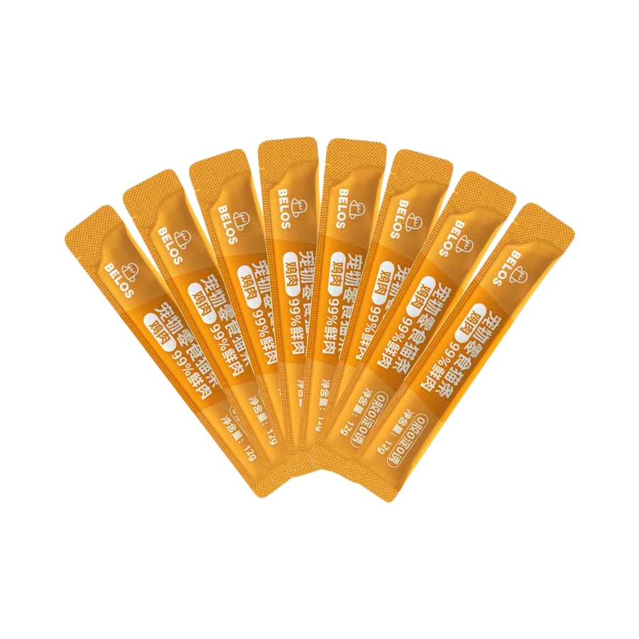 推荐商品：BELOS/贝洛兹 湿粮主食营养防掉毛猫条