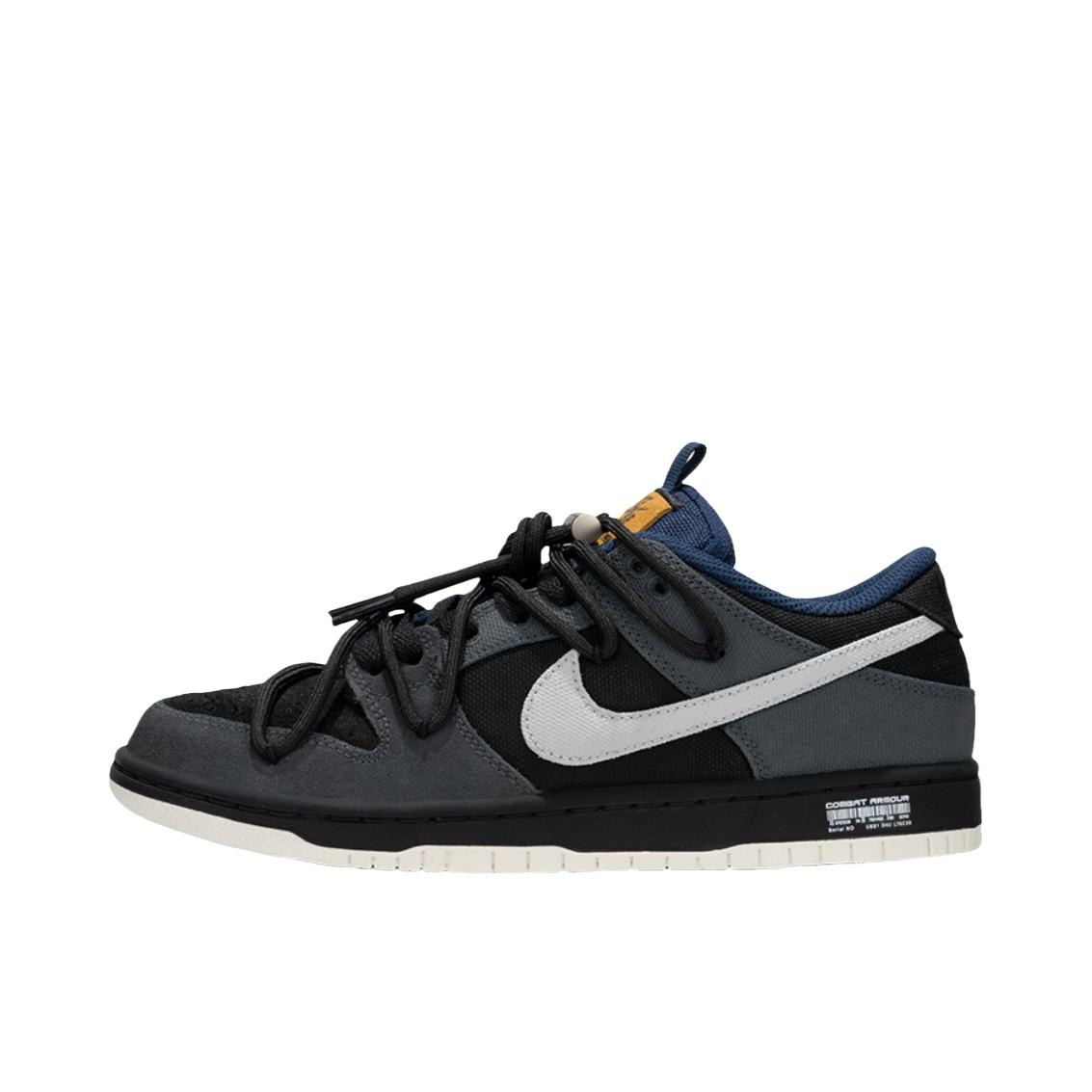 推荐商品：【定制球鞋】 Nike Dunk 板鞋 平跟系带防滑耐磨做旧高街简约百搭潮流复古美式 陨石