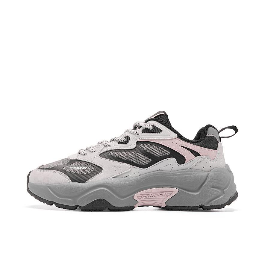 推荐商品：乔丹体育 透气 轻便 老爹鞋 QDL042244450G 女款/煤灰色/薄雾灰