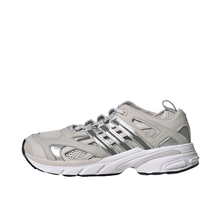 推荐商品：adidas Originals ADISTAR POSE W 防滑耐磨 网面 低帮 系带 平跟 运动休闲 跑鞋 浅灰色/金属银/白色