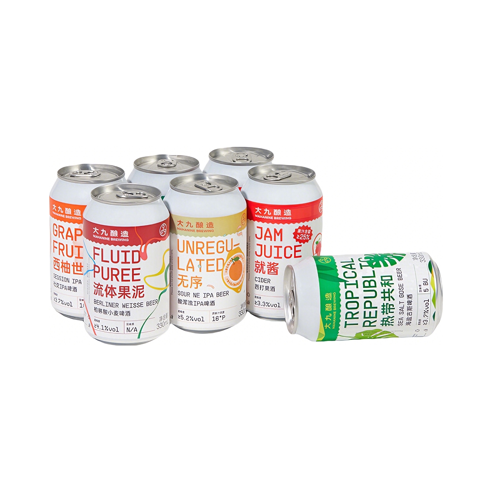 推荐商品：大九酿造 全家福混搭系列 精酿啤酒 330ml/罐 多口味组合 真枝