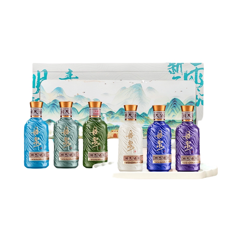 推荐商品：丹泉酒 洞天酒海国色天香系列 颜瓶小酒 白酒 150ml/瓶 礼盒