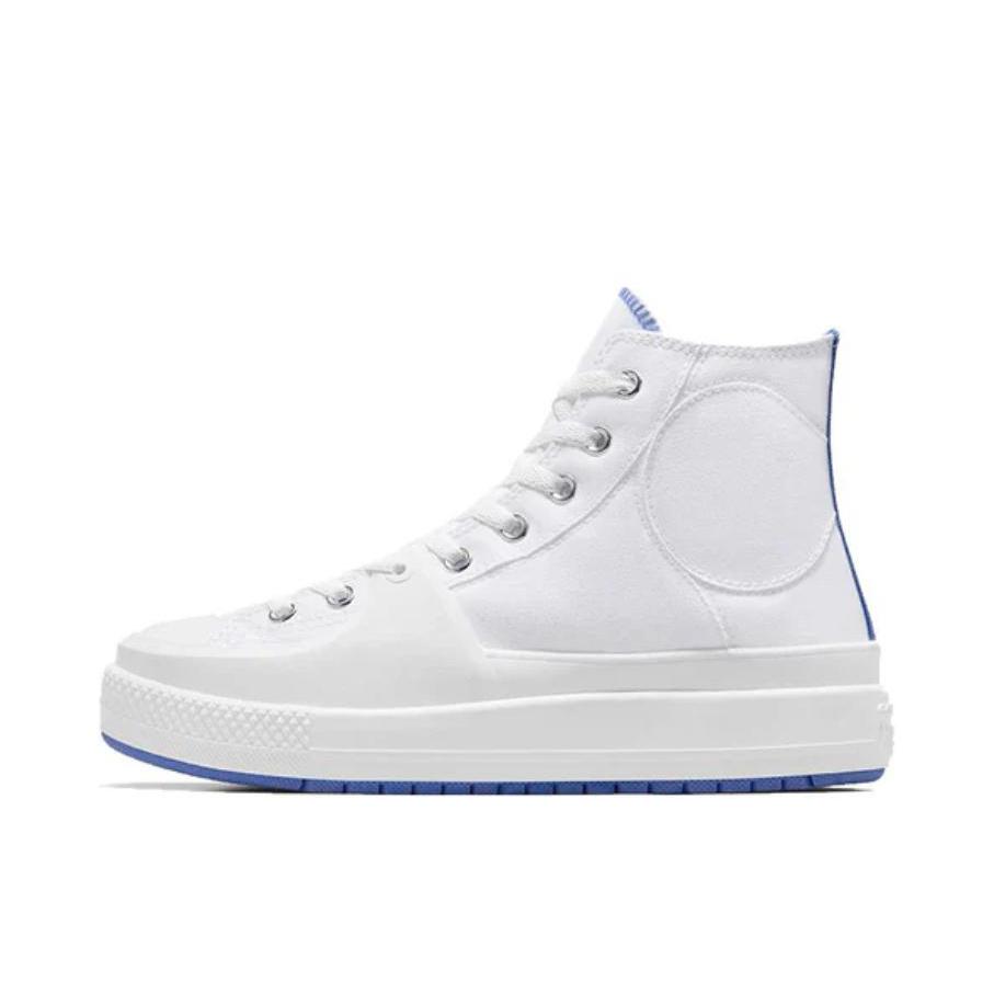 推荐商品：Converse/匡威 All Star Construct 帆布鞋 防滑耐磨高帮 白色 