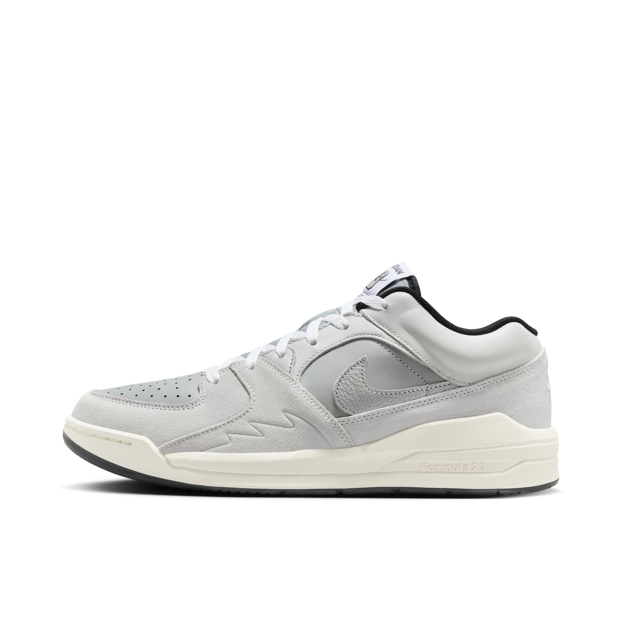 推荐商品：Jordan Stadium 90 运动休闲鞋 减震合成革织物耐穿 浅灰色