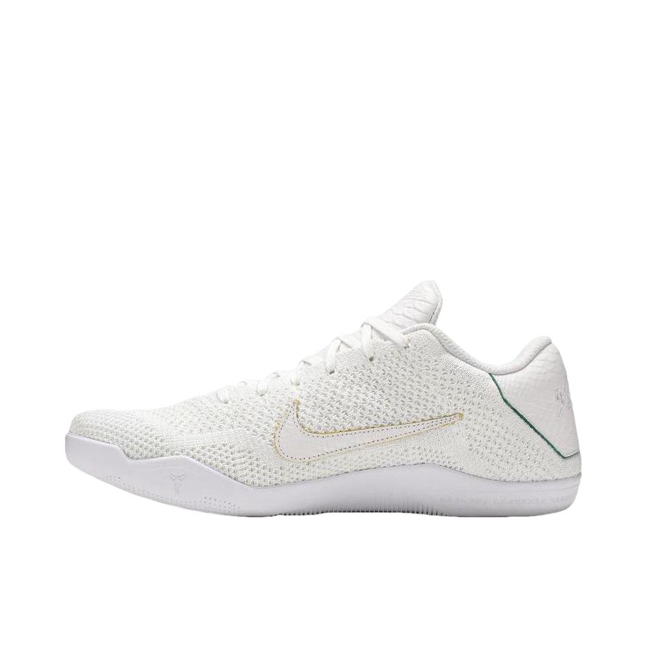 推荐商品：Nike Zoom Kobe 11 科比11 篮球鞋 防滑耐磨舒适百搭减震织物实战支撑低帮 Low Brazil 纯白色