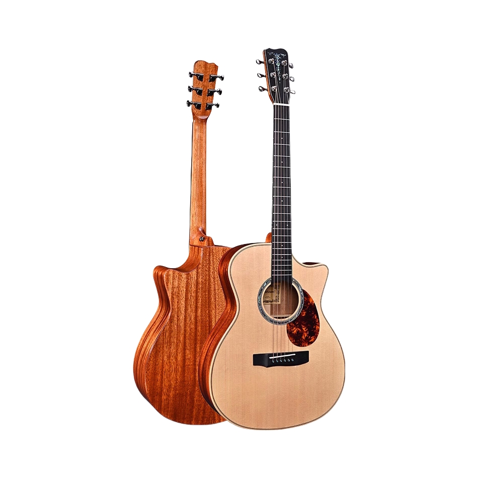 推荐商品：kaluolan/卡罗兰 27系列全单民谣电箱木吉他