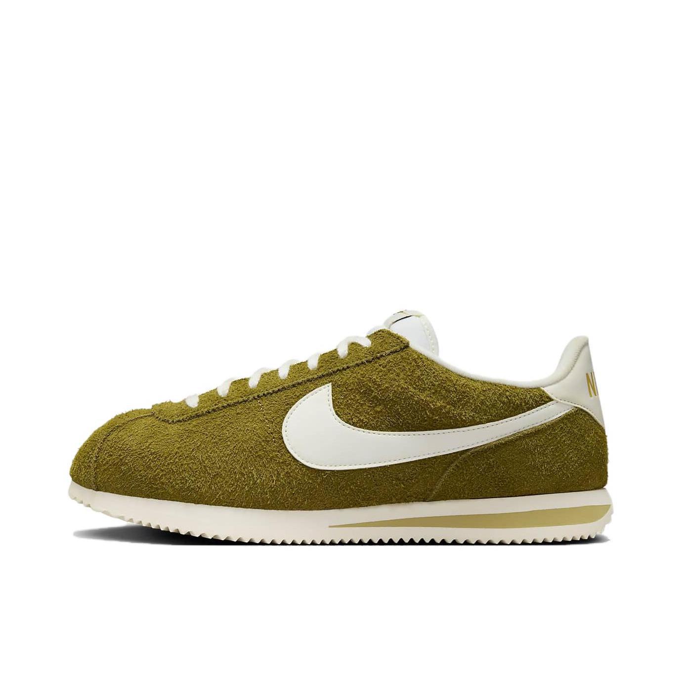 推荐商品：Nike Classic Cortez 阿甘鞋 跑鞋 防滑耐磨缓震透气轻便抓地舒适低帮耐穿贴合 太平洋苔藓色/无限金/棉布白/帆白