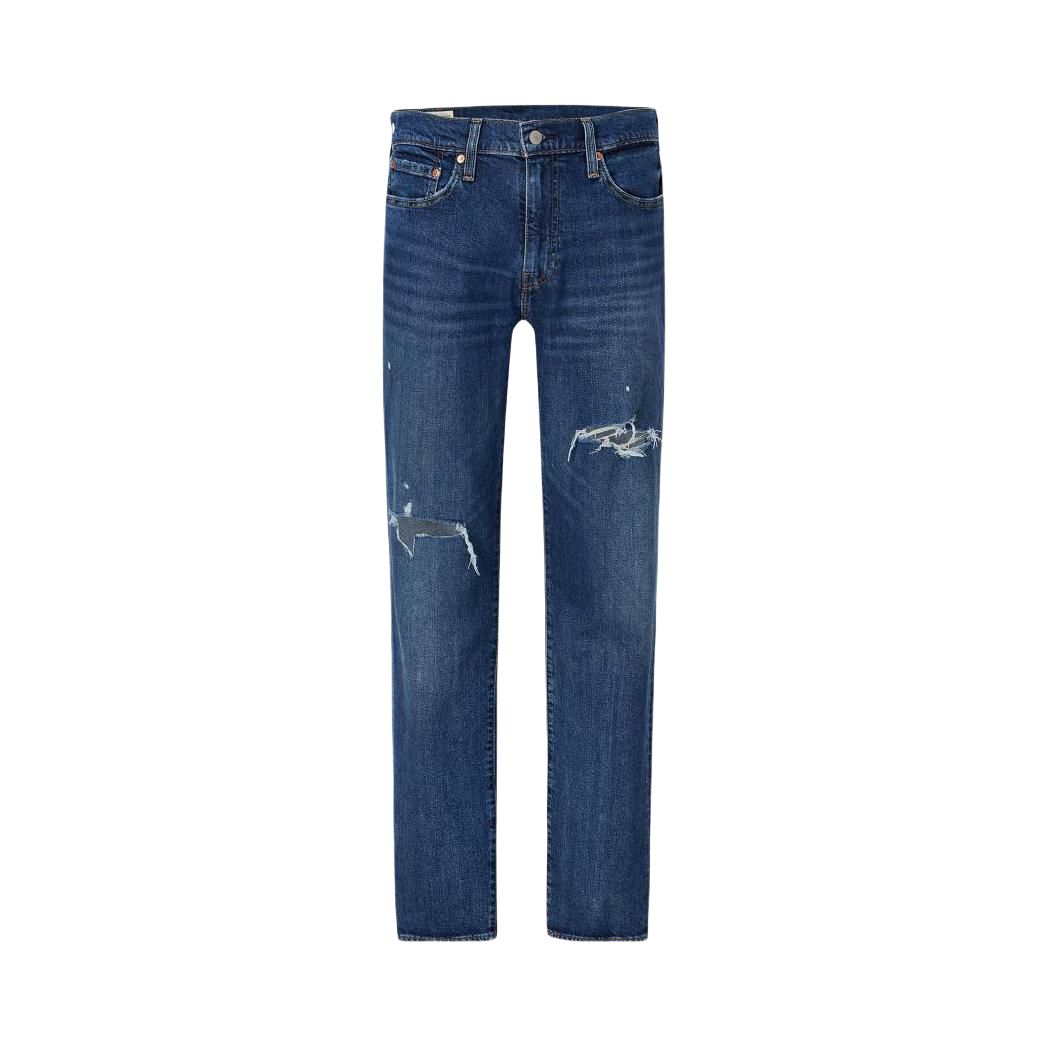 Levi's 加厚直筒中腰锥形美式水洗拉链牛仔长裤 18181-0034