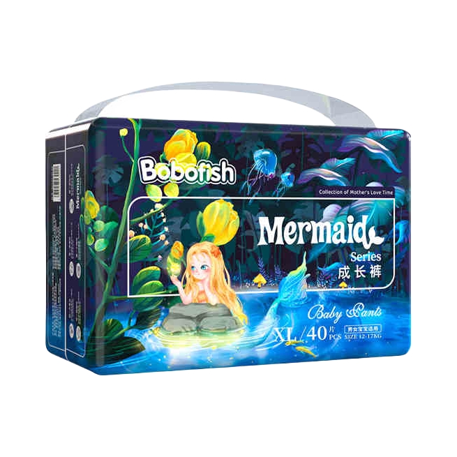 推荐商品：包包鱼/Bobofish mermaid婴儿拉拉裤XL码 尿不湿