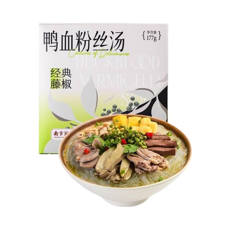 推荐商品：南京冠生园 鸭血粉丝汤 盒装