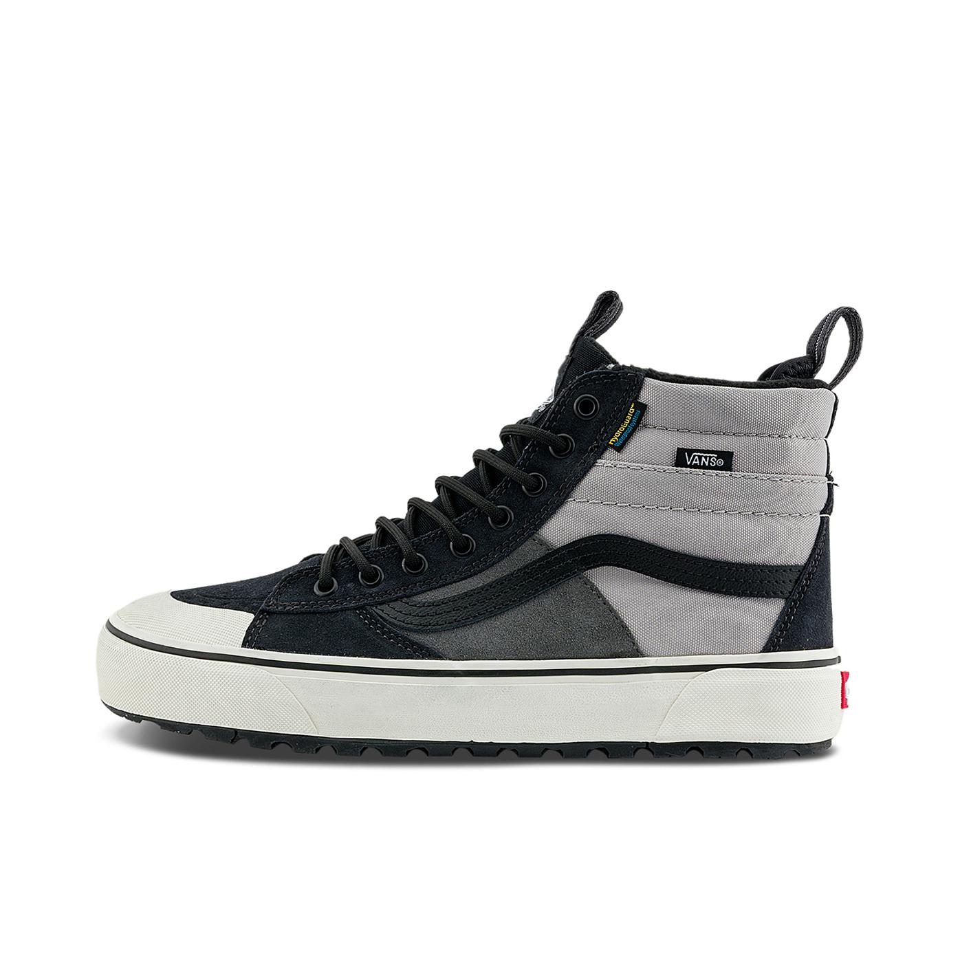 推荐商品：Vans/范斯 SK8-Hi 板鞋 潮流经典拼接复古街头厚底 黑色/浅灰色/白色