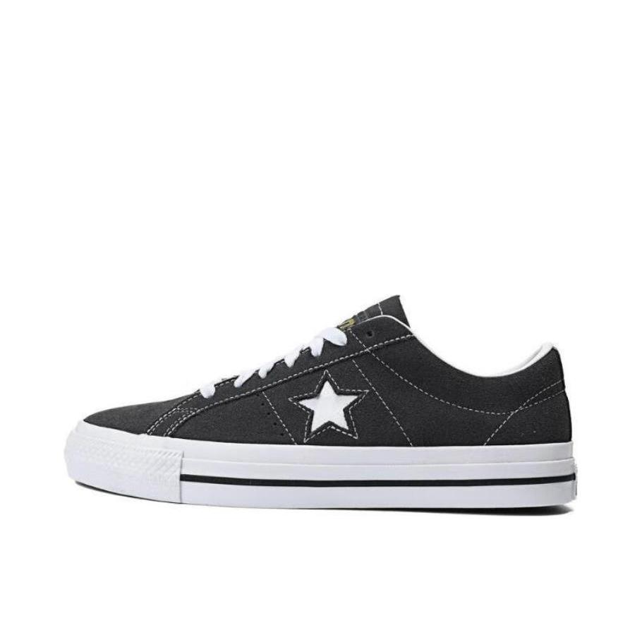 推荐商品：Converse/匡威 One Star Pro 翻毛皮 潮流复古 舒适 耐磨 防滑 板鞋 熊猫/低帮/黑色/白色