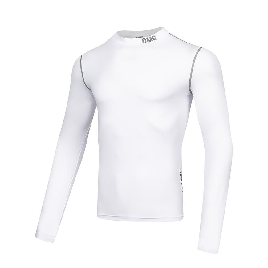 Under Armour 训练透气速干长袖修身高领圆领紧身衣 1265648