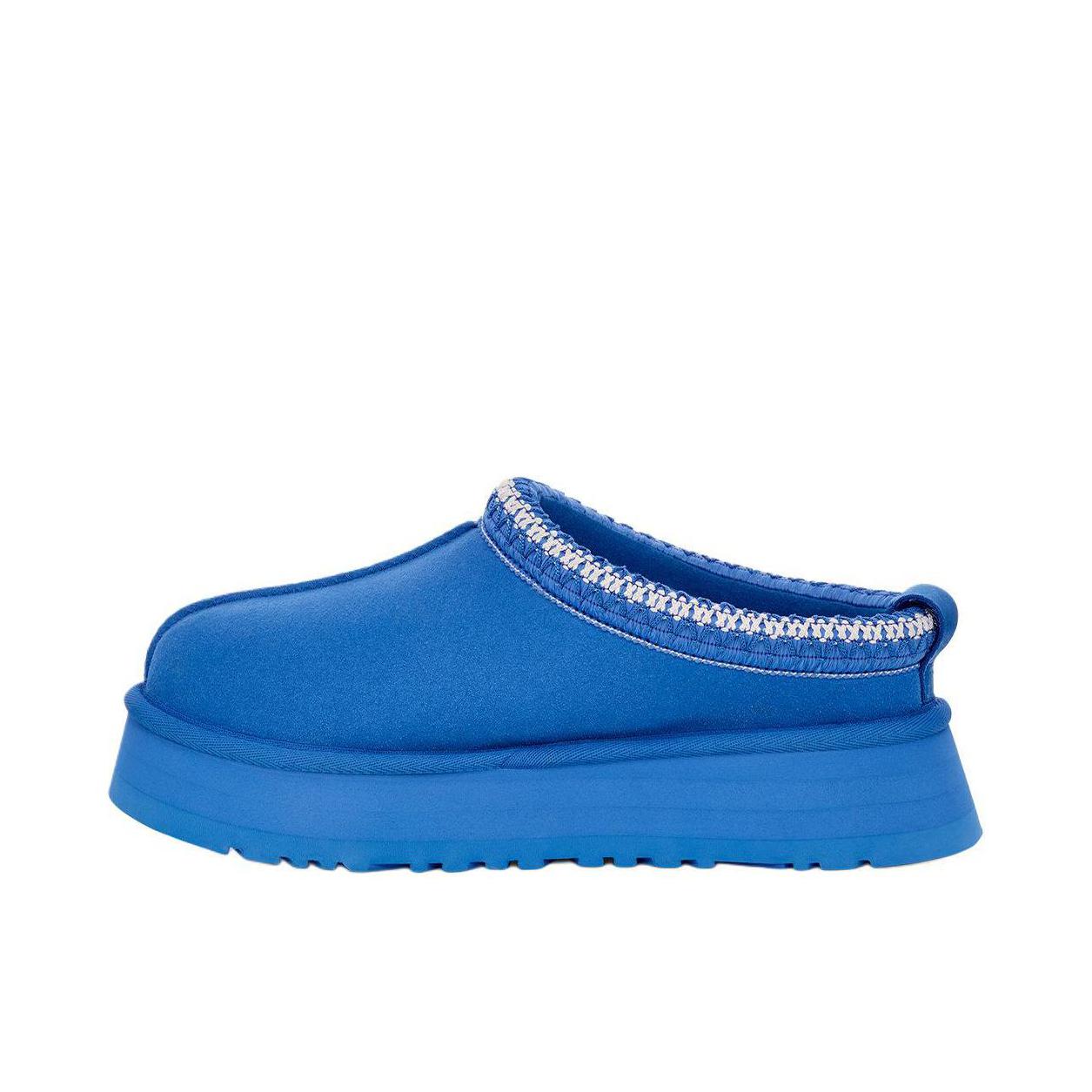 推荐商品：UGG Tasman 运动休闲鞋 编织花边一脚蹬厚底舒适防滑耐磨圆头百搭简约 女款/深蓝色 