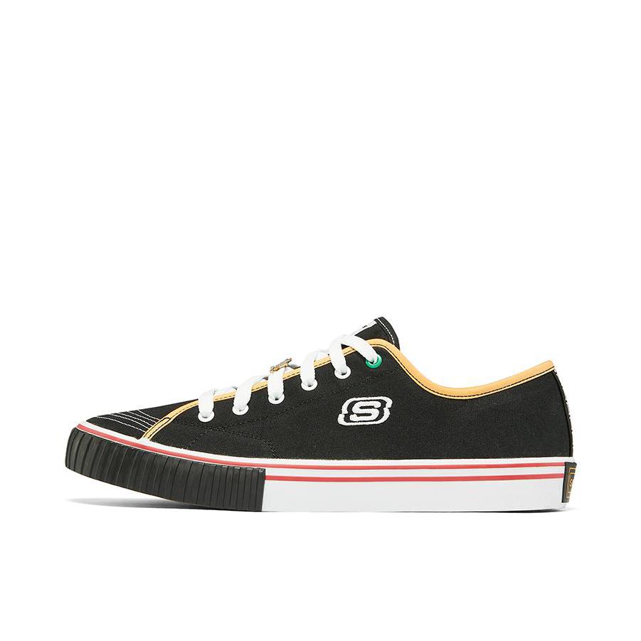 推荐商品：Skechers/斯凯奇 V'Lites 时尚潮流 轻便透气 舒适耐磨 百搭 运动 休闲鞋 海贼王联名/黑色/白色