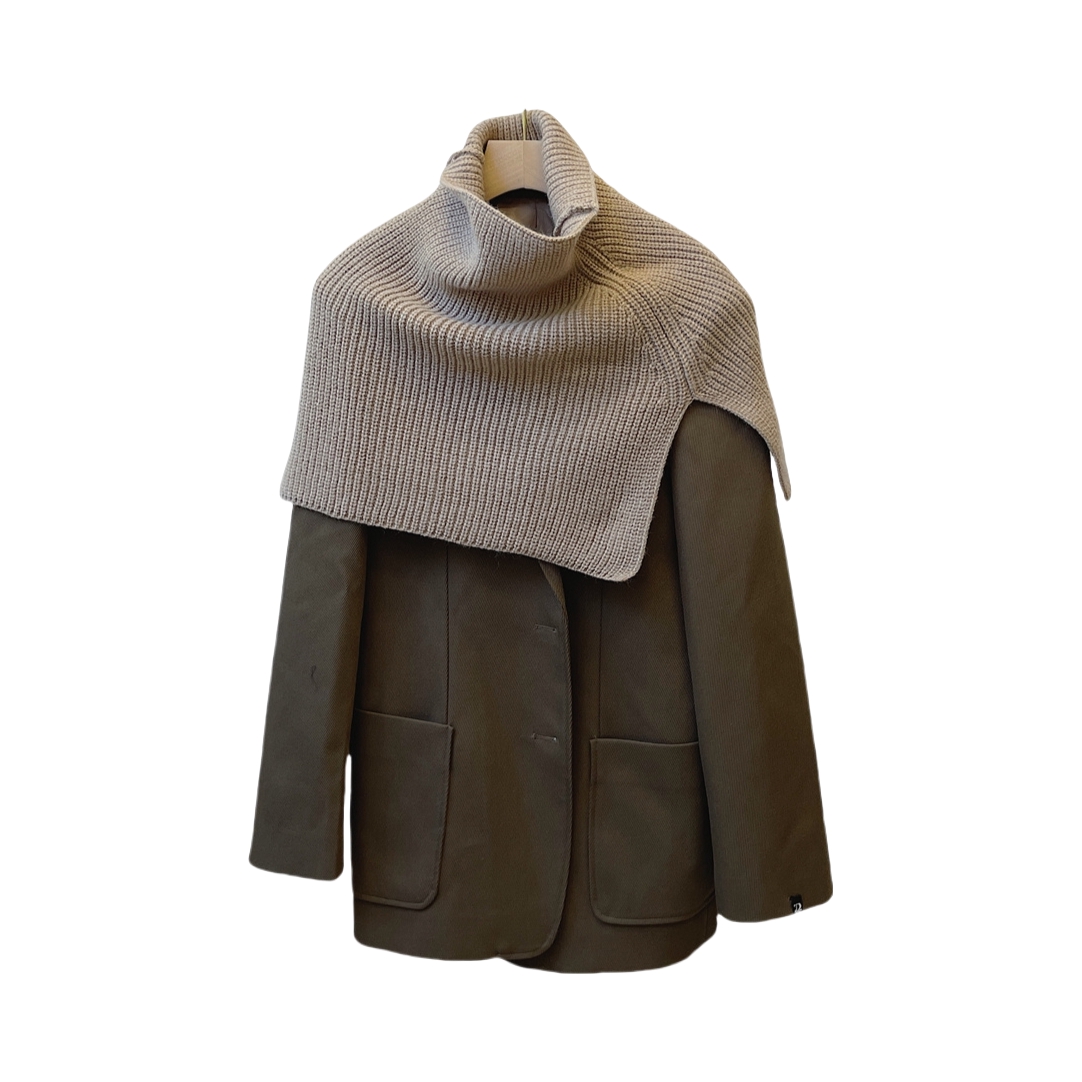 推荐商品：雪林鹿 24AW套头毛线披肩围巾 20202636