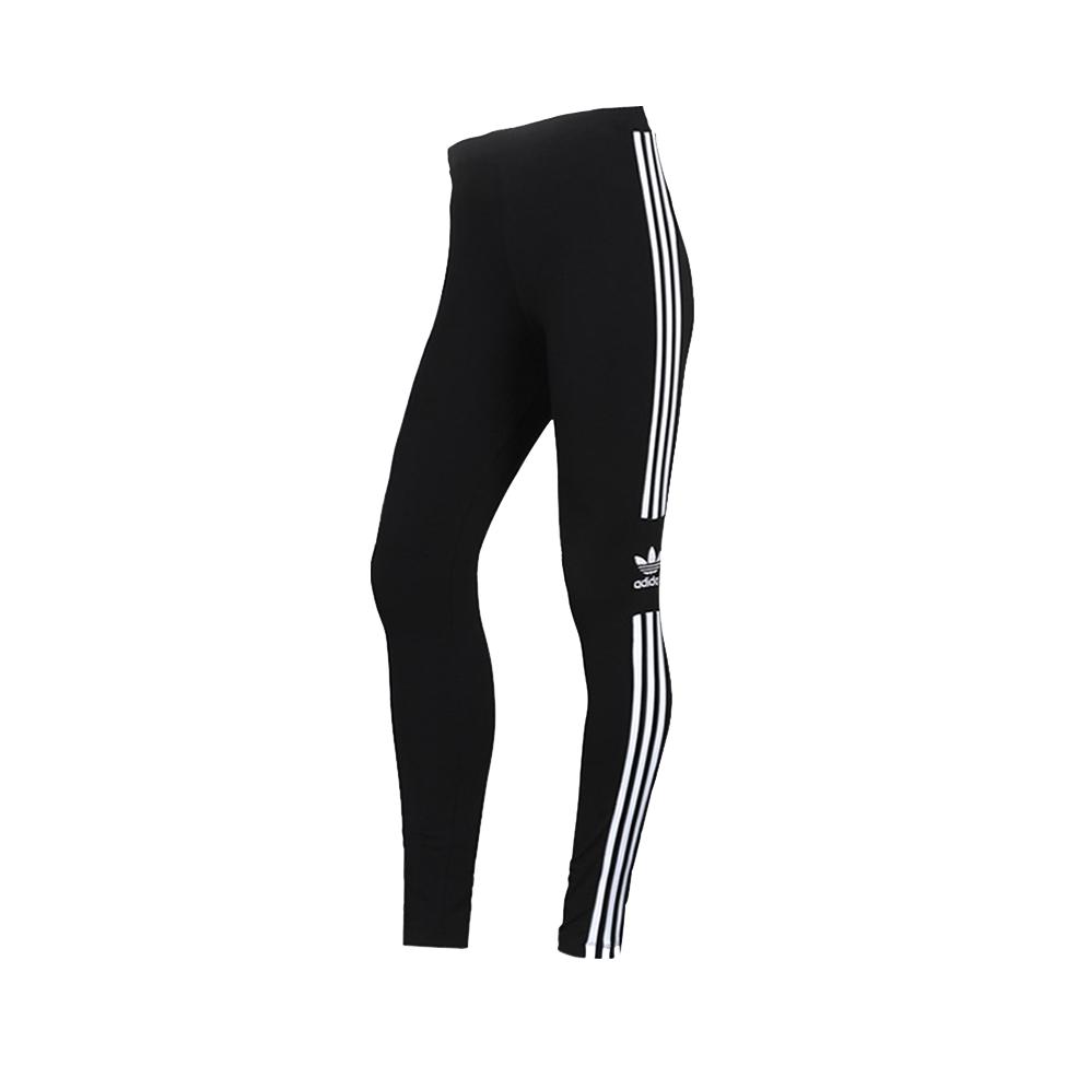 adidas Originals 跑步健身修身运动长裤 男女同款 DV2636