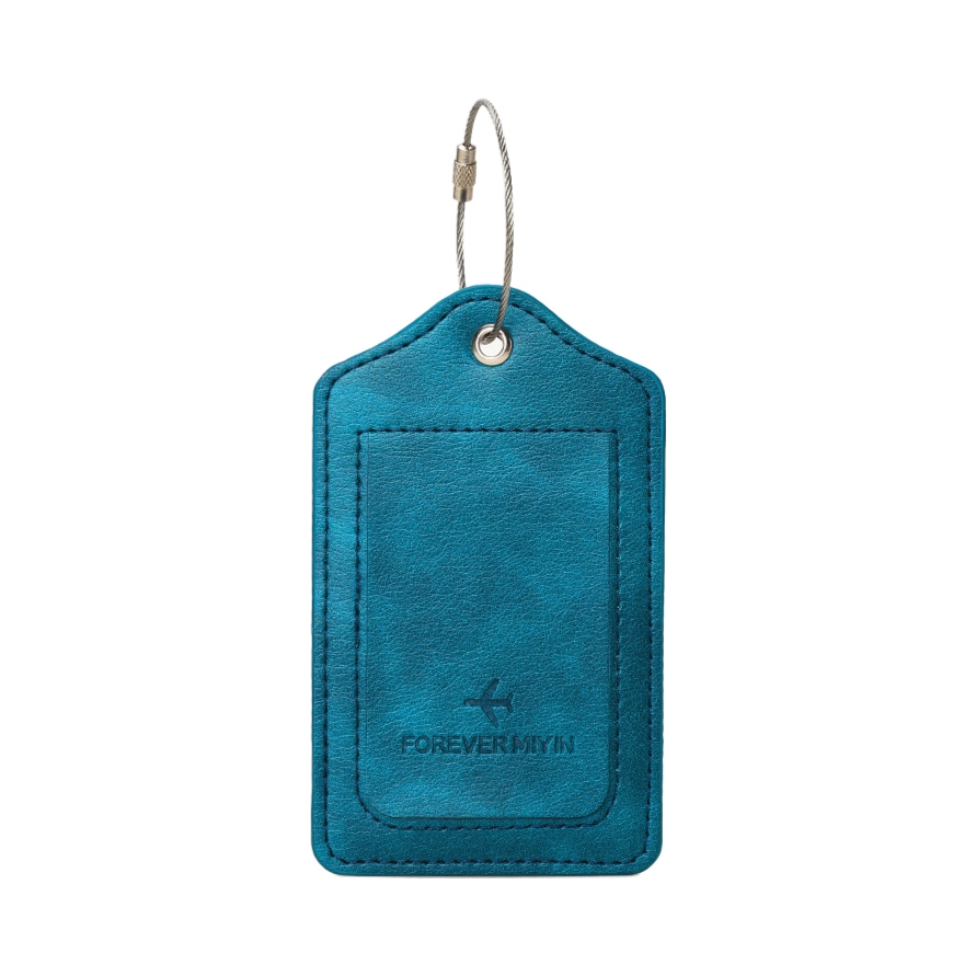 推荐商品：米印 小巧便携PU行李牌出国旅行登机牌防丢失行李箱吊牌托运标识牌卡包