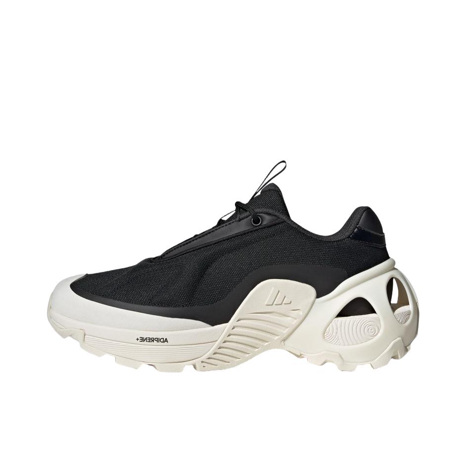 推荐商品：adidas Edge Runner 织物 抽绳 减震耐磨 增高 跑鞋 黑色/汉玉白/碳黑