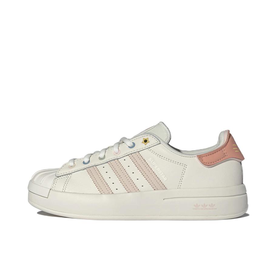 推荐商品：adidas Superstar Ayoon 板鞋 贝壳头舒适透气轻便百搭耐磨圆头平跟 白色/肉粉