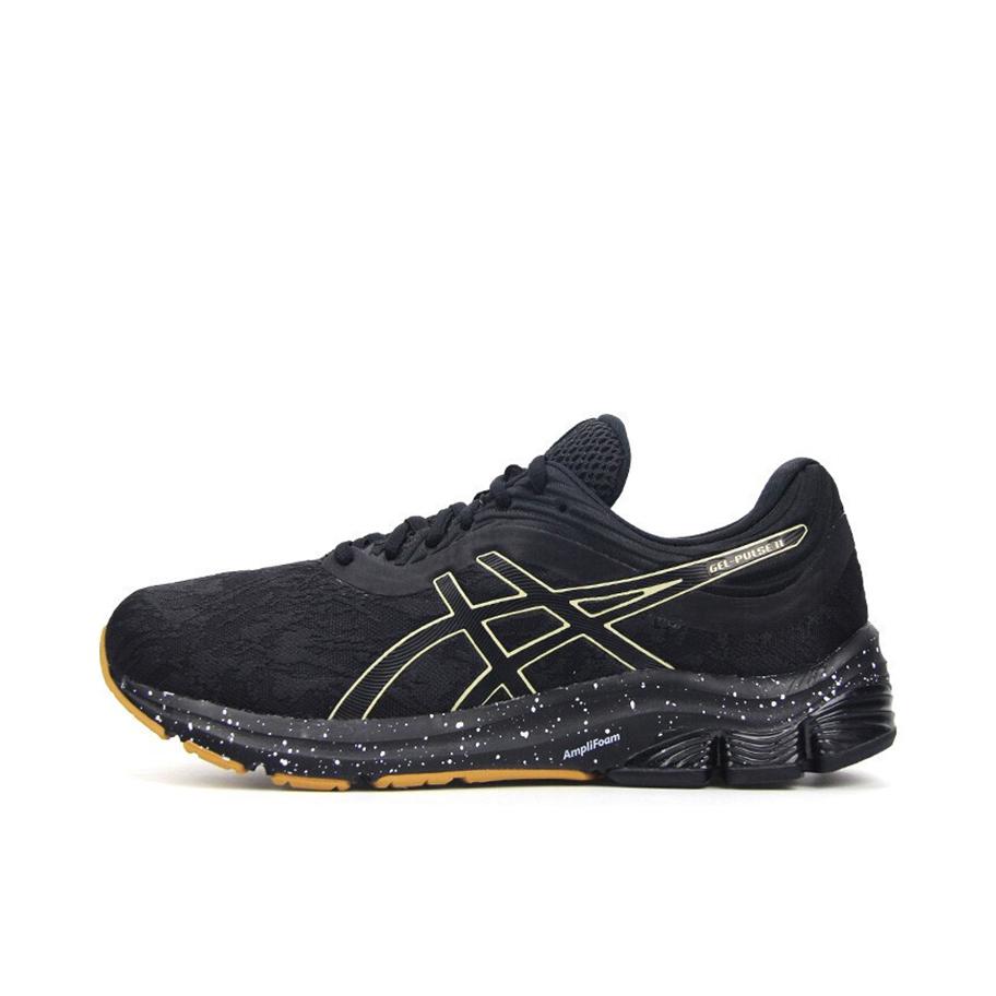推荐商品：Asics/亚瑟士 Gel-Pulse 11 跑鞋 灵敏网面透气减震包裹性回弹舒适防滑耐磨合成革短跑 黑生胶
