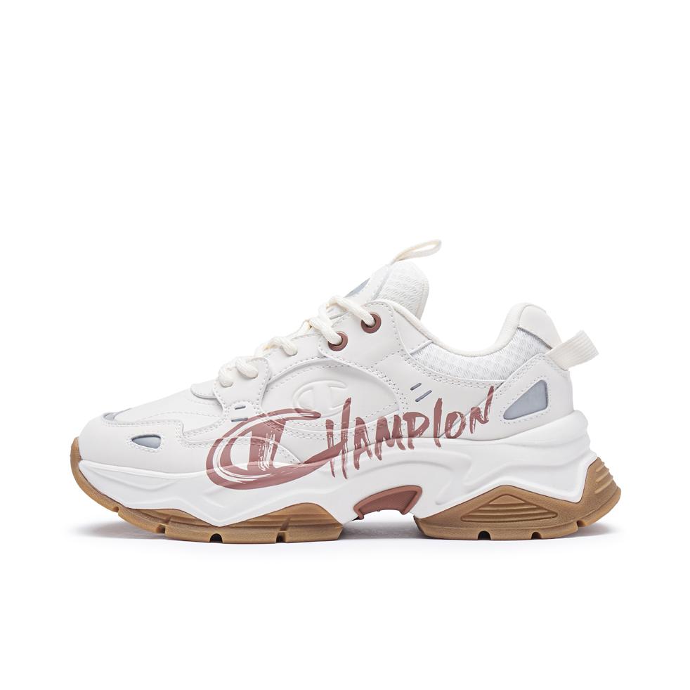 推荐商品：Champion/冠军 Champ 19 Street 增高 休闲复古 织物合成革 美式百搭 老爹鞋 女款/深棕色