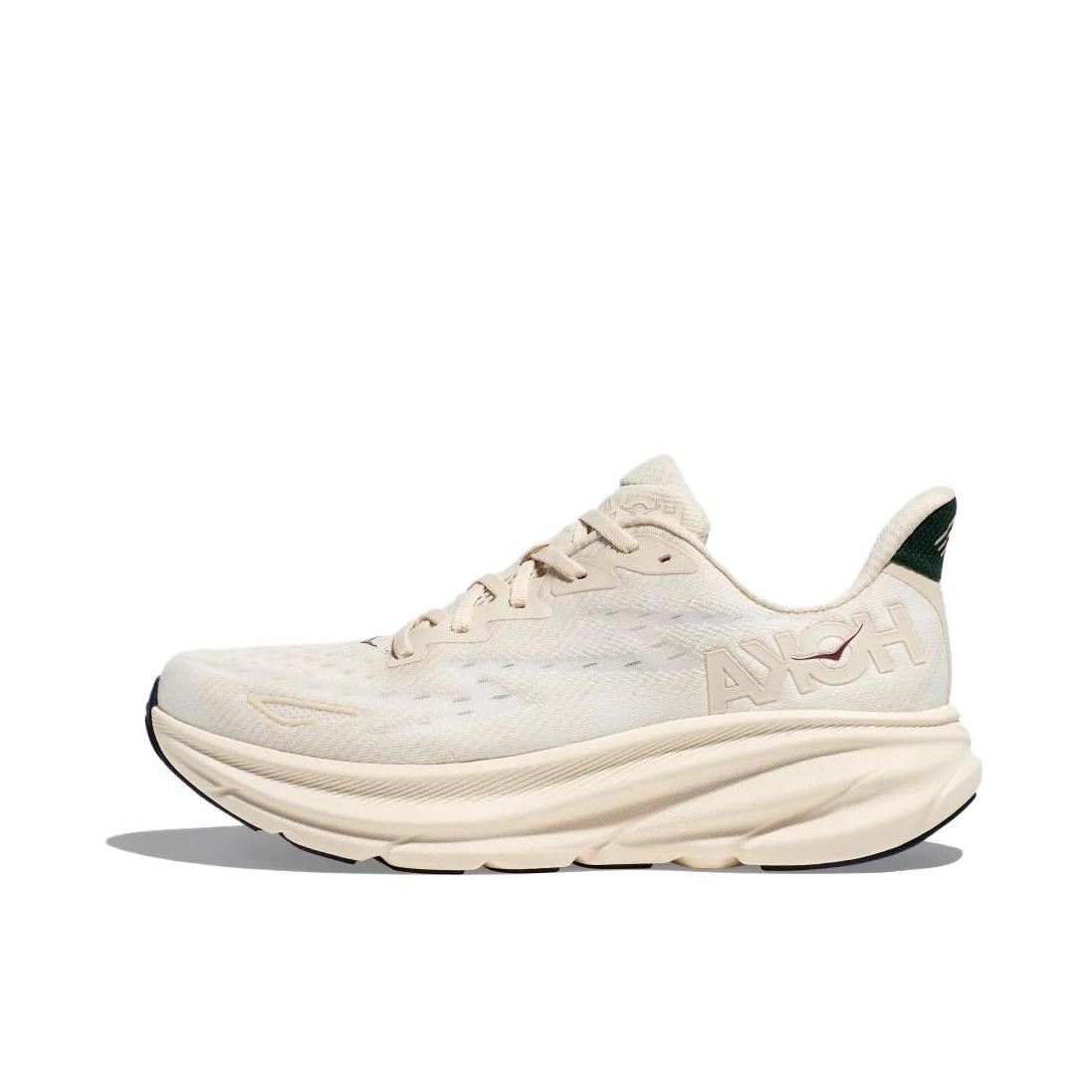 推荐商品：HOKA ONE ONE Clifton 9 克利夫顿 9 舒适减震 跑鞋 橡木白/石膏白
