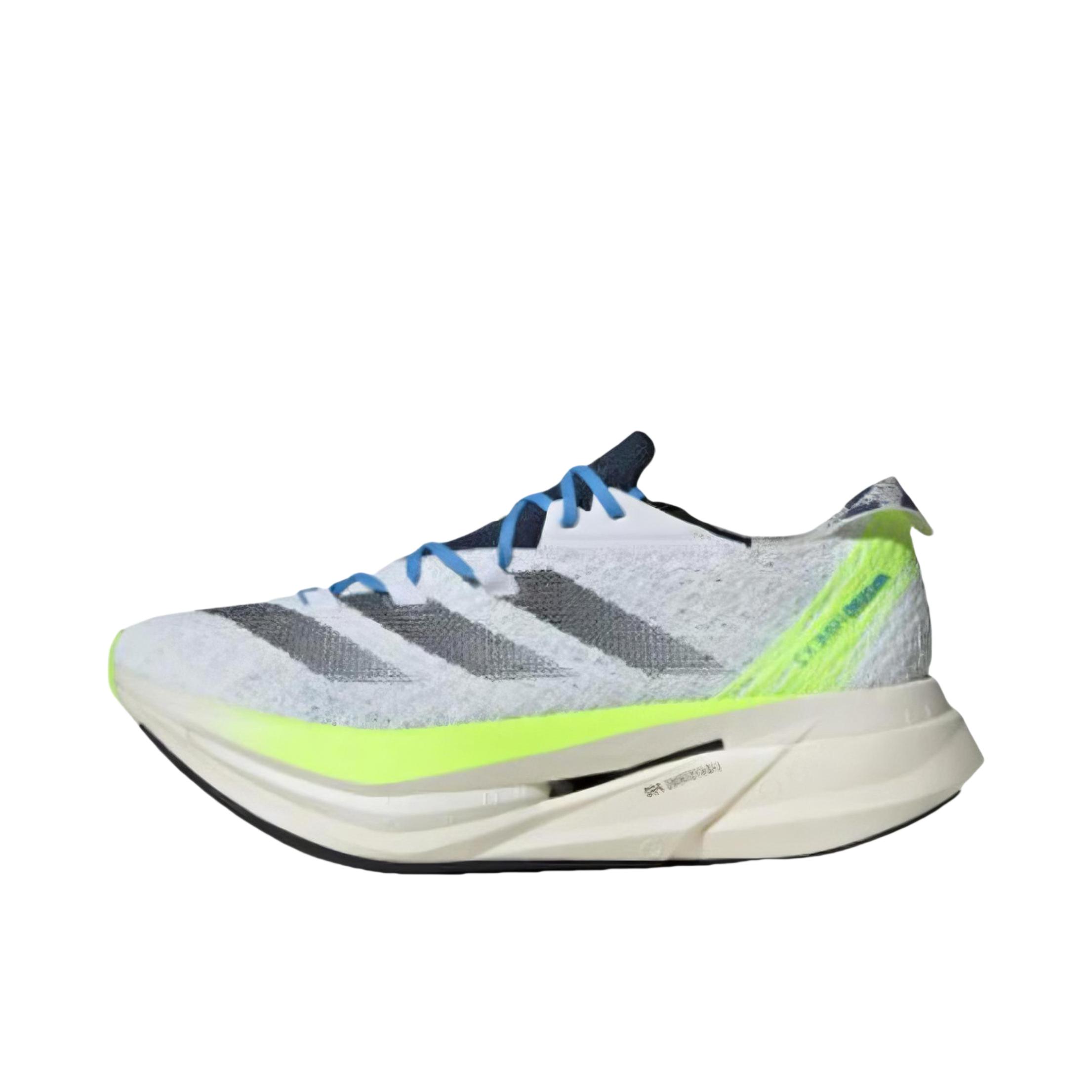 推荐商品：adidas Adizero Prime X 2.0 跑鞋 减震透气碳板全速马拉松回弹支撑 黑色/白色/绿色