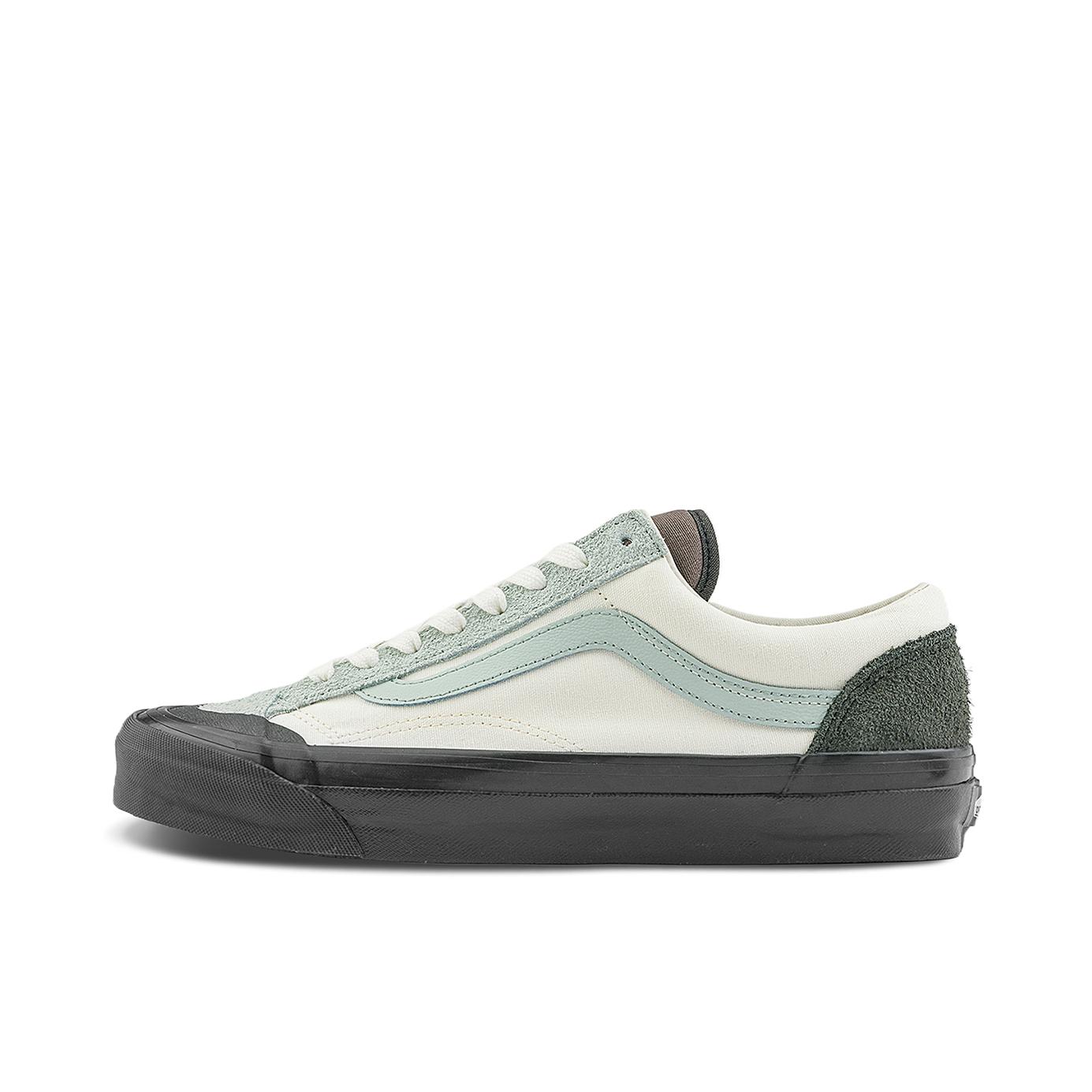 推荐商品：Vans/范斯 Old Skool Reissue 136 板鞋 防滑耐磨舒适透气时尚复古百搭休闲 蓝色/黑色/白色