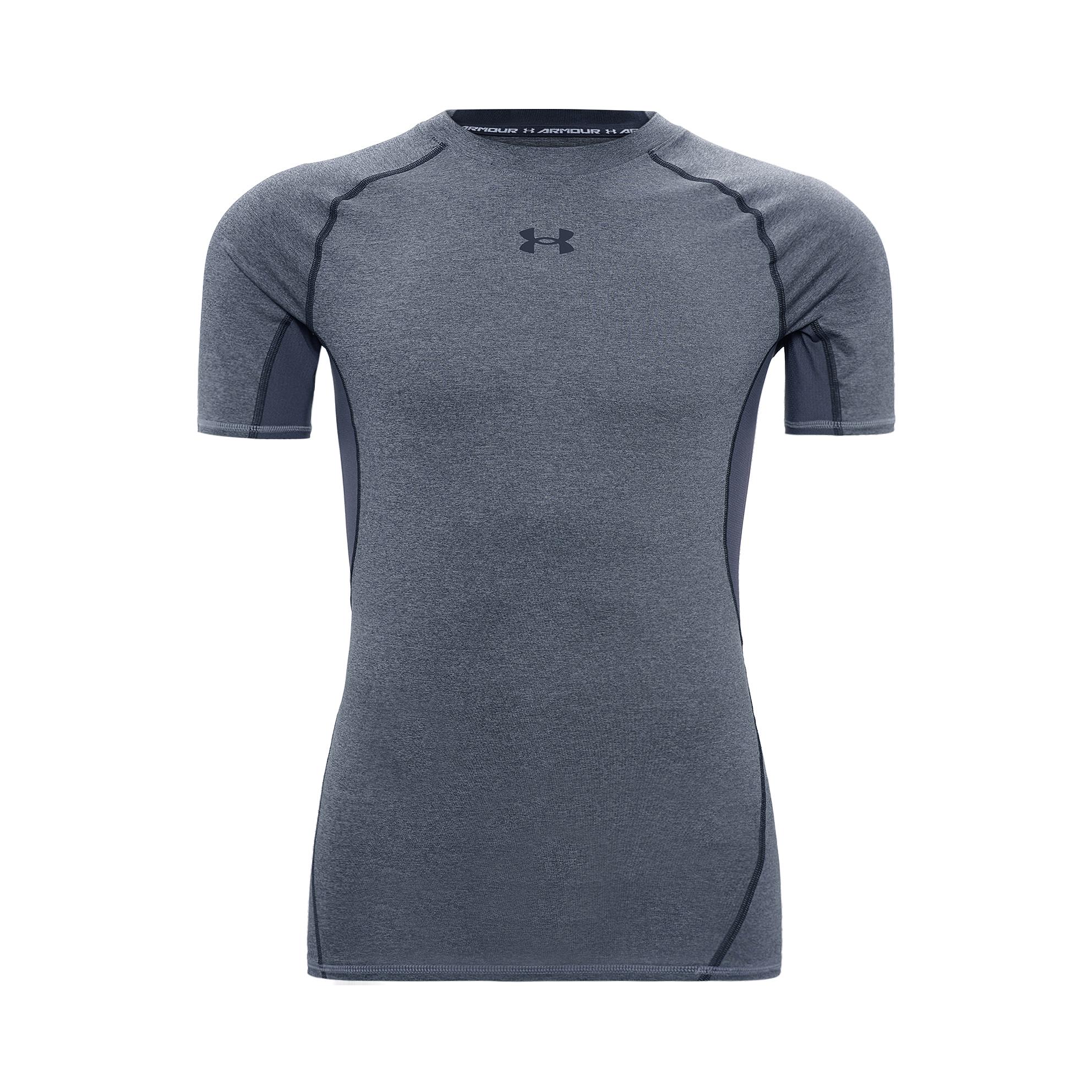 【邢昭林同款】Under Armour 训练透气吸湿排汗短袖紧身衣 男女同款 1257468