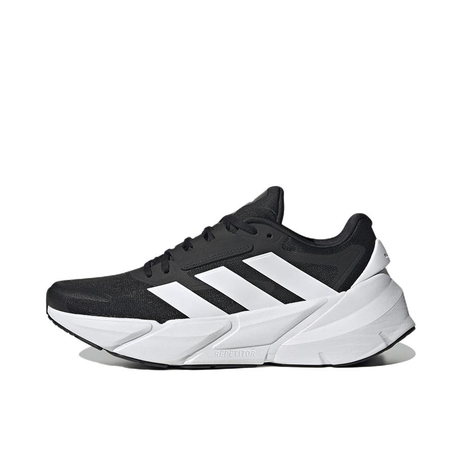 推荐商品：adidas Adistar 2 跑鞋 缓震耐磨防滑舒适潮流网布织物马拉松长跑 黑色/白色