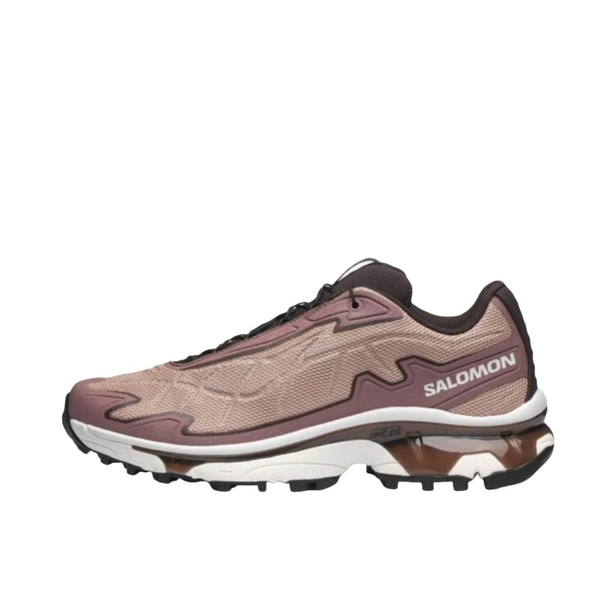 推荐商品：Salomon/萨洛蒙 XT-Slate Advanced 防滑耐磨 舒适透气 网布轻便 户外休闲鞋 棕色/紫色 